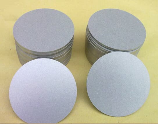 Titanium Sintered metal  porous filter plate for H2 Energy
